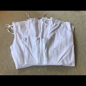 Cherokee Set of 4 White Scrub Pants Sz Small
